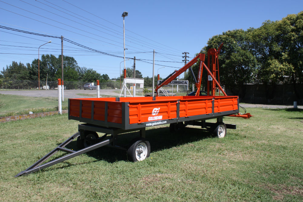 Acoplado con barandas 2,2 x 4,5 mts.