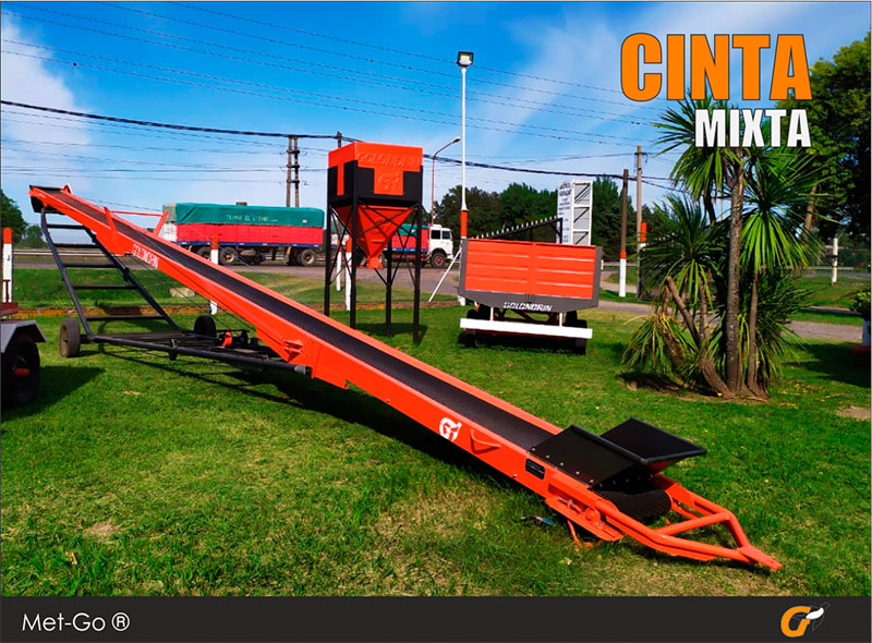 Cinta transportadora mixta